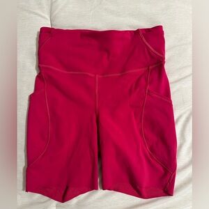 lululemon athletica Pink Bike Shorts